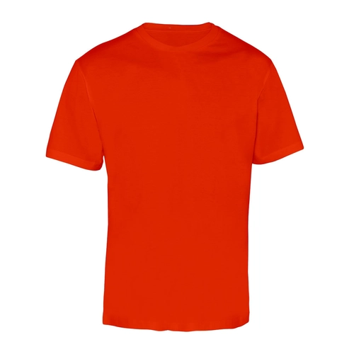 Bisiklet Yaka 1/30 Kompakt Penye Tişört Kırmızı