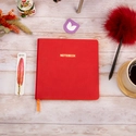 Vegan Deri 16,5x16,5 cm Esnek Kapak Defter