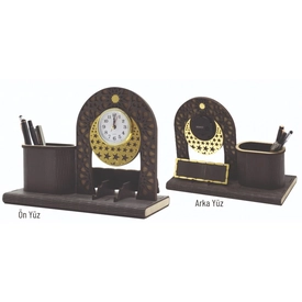Ahşap Masaüstü Saat
