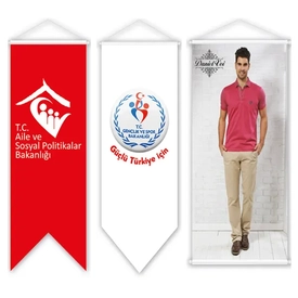 Kırlangıç Bayrak (Flama) -  50X150 cm 