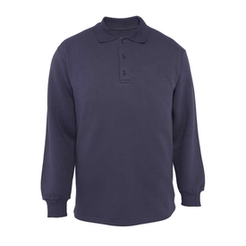 Polo Yaka 3 İplik Sweatshirt Antrasit