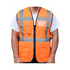 Premium İkaz Yeleği Turuncu