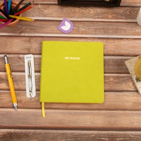 4718-FYSL Vegan Deri 16,5x16,5 cm Esnek Kapak Defter - görsel 1