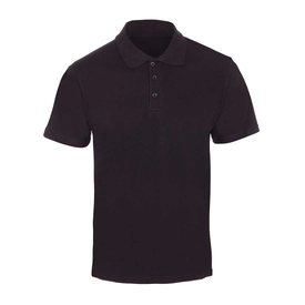 Open End Polo Pike Tişört Siyah