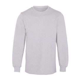 Bisiklet Yaka 3 İplik Sweatshirt Gri