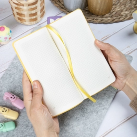 4016-FYL Vegan Deri 9x18 cm Esnek Kapak Defter - görsel 3