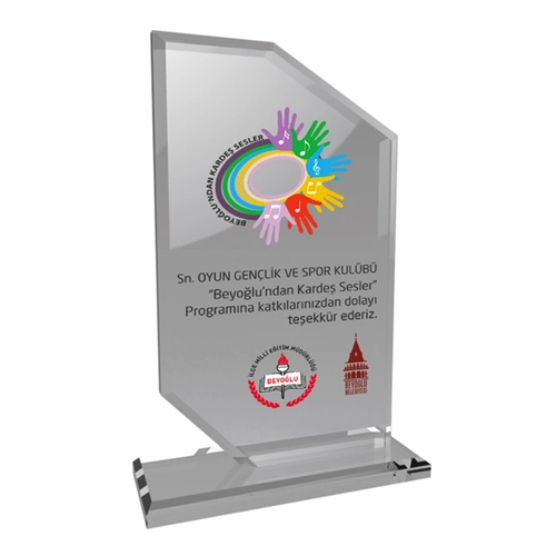 5928-SFF Kristal Plaket