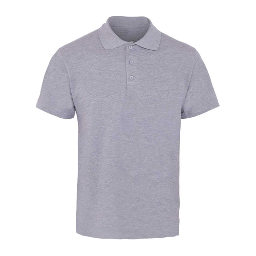 9863-GRI-XL Polo Yaka Pike Tişört
