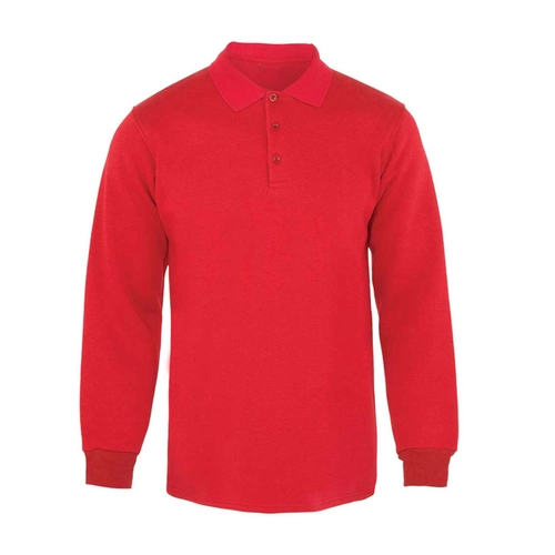 9867-3-KRM-2XL Polo Yaka 3 İplik Sweatshirt