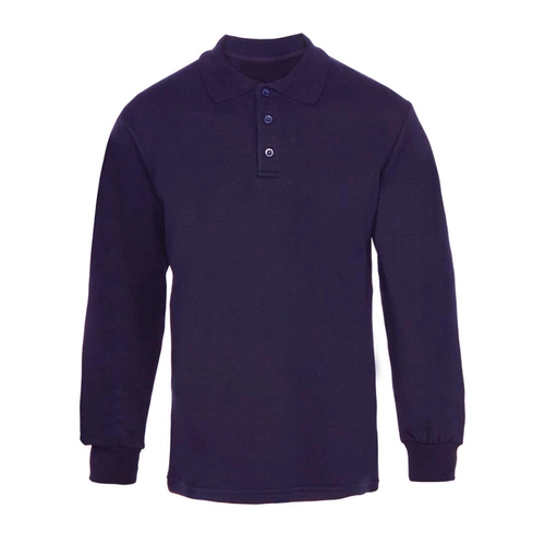9867-3-LCV-2XL Polo Yaka 3 İplik Sweatshirt