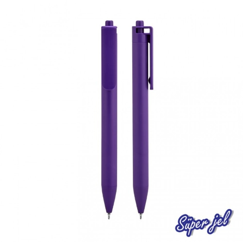 3658-MOR Plastik Jell Kalem
