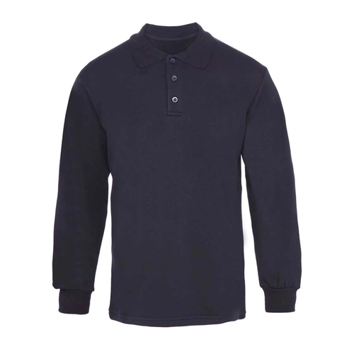9867-3-SYH-S Polo Yaka 3 İplik Sweatshirt