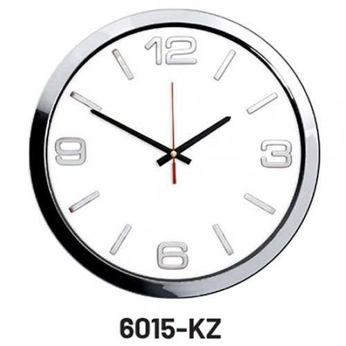 6015-KK-BYZ Kabartma Kadran Metal Duvar Saati