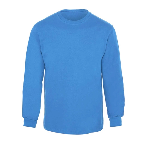 Bisiklet Yaka 3 İplik Sweatshirt Turkuaz