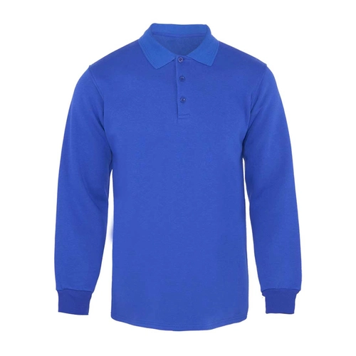 9867-3-SKS-M Polo Yaka 3 İplik Sweatshirt