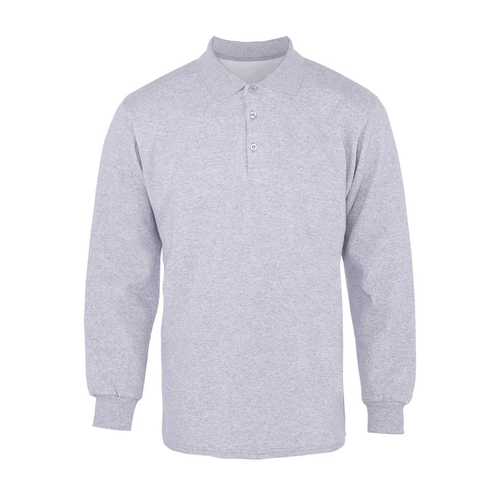 9867-GRI-2XL Polo Yaka 2 İplik Sweatshirt
