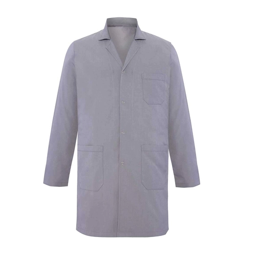 9903-GRI-2XL Unisex İş Önlüğü Çıtçıtlı