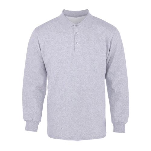 9865-GRI-M Polo Yaka Uzun Kol Tişört P30
