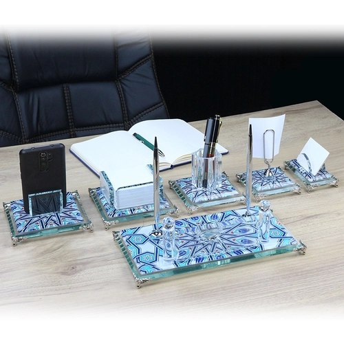 5454-SFF Kristal Cam Masa Seti