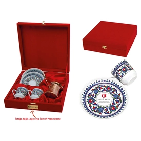 Cezveli Kahve Fincan Takımı