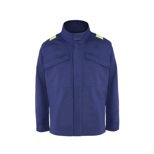 Alev Almaz Kaynakçı Ceketi Lacivert