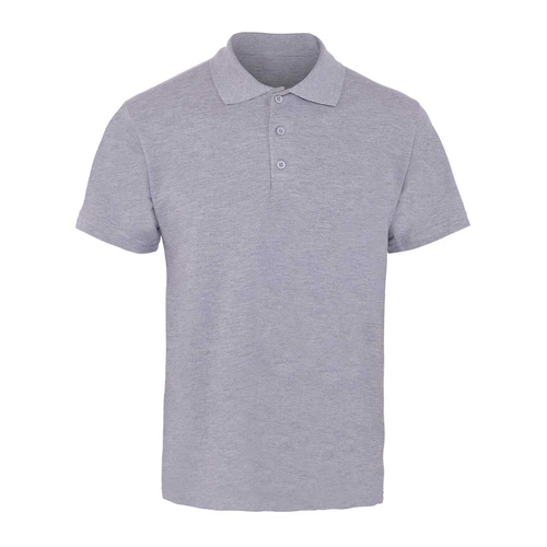 Open End Polo Pike Tişört Gri