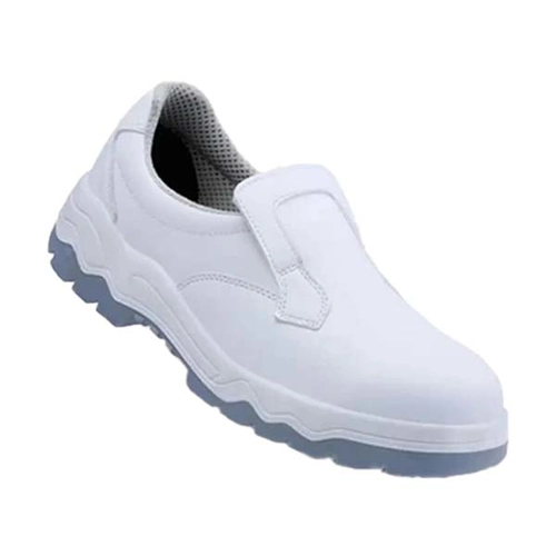 Mekap S2 Cilt Deri Suya Dayanıklı Çelik Burunlu İş Ayakkabısı Beyaz